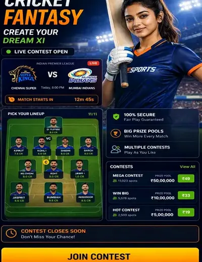 93d (93 d casino) fantasy cricket & matchday visual 3